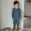 10A Antibacterial Autumn and Winter New Children's Boneless Underwear Set Lycra Autumn Clothing for Boys and Girls at Home Clothing