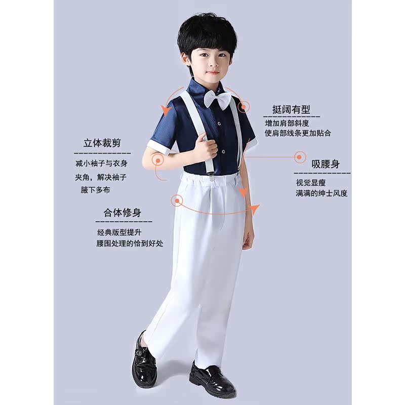 六一儿童演出服男女童蓬蓬裙幼儿园舞蹈服中小学生大合唱朗诵服装-图3