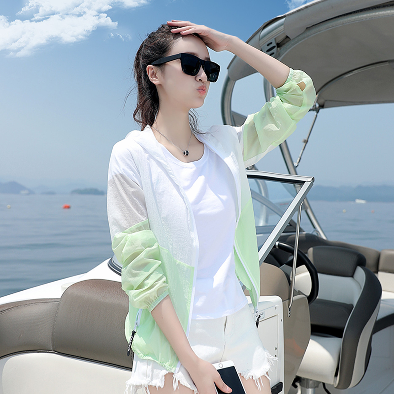 2018 bf 夏季新款短款防晒衣女学生服韩版薄款宽松长袖防晒衫外套潮 2018 bf 夏季新款短款防晒衣女学生服韩版薄款宽松长袖防晒衫外套潮