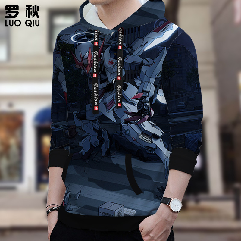 可定制连帽男女加绒外套卫衣 罗秋卫衣