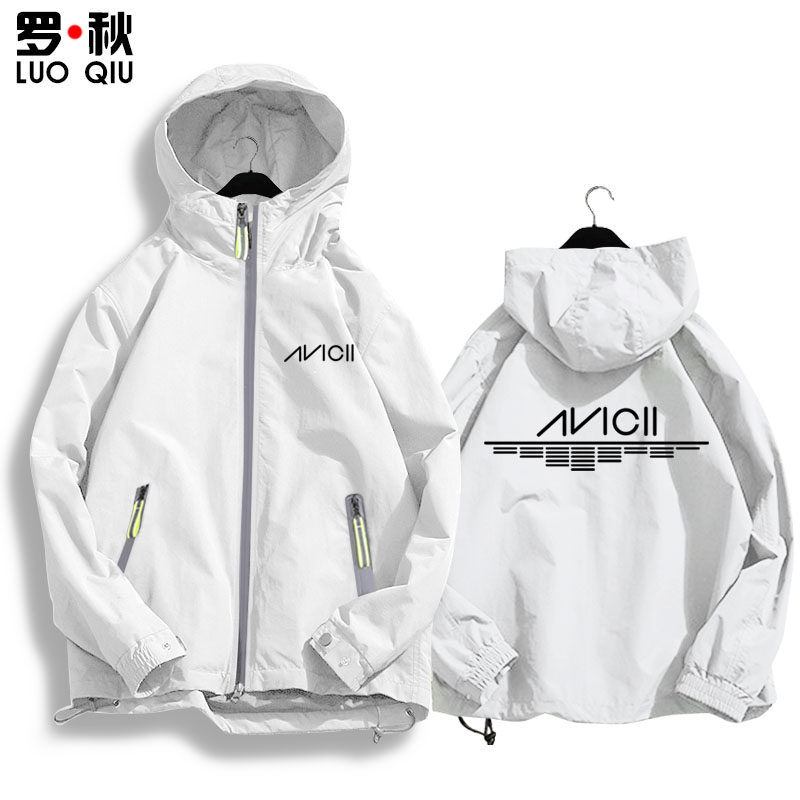 电音Avicii艾维奇A神ins同款火连帽外套男女学生休闲开衫夹克衣服 - 图2