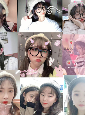 网红冬季女男新款百搭韩国帽子