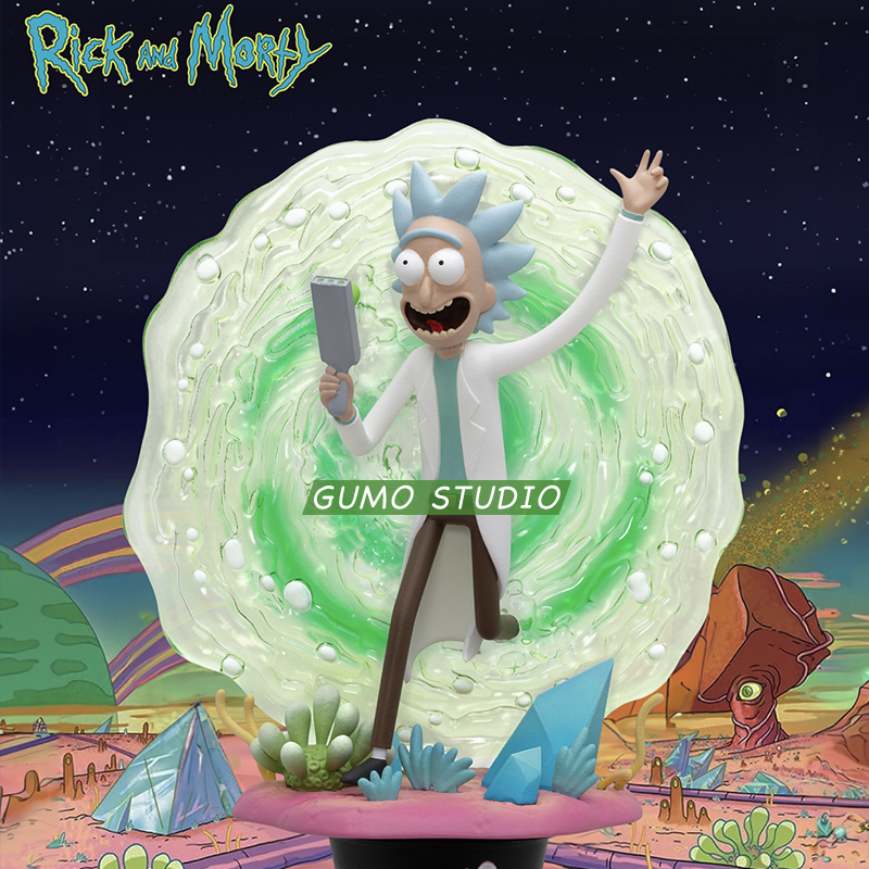 GUMO瑞克和莫蒂Rick and Morty传送门美国动漫周边摆件正版手办-图0