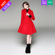 Nay Xin Custom 37994 Chinese New Year Temperament Professional Van Minimyo Skirt Hem Jacket Gestation Jacket Fur Coat Fur Windsuit