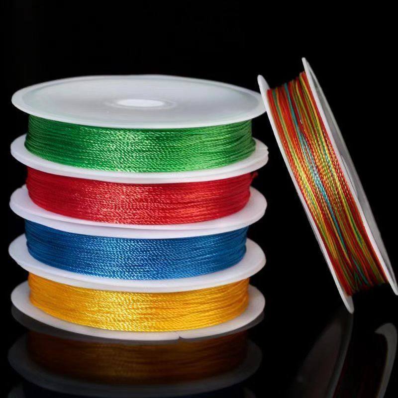 涤纶3股6股9股12股15股线diy手工编织绳缠绕线手链项链串珠细红绳,淘宝优惠券,粉丝福利购,淘宝优惠卷