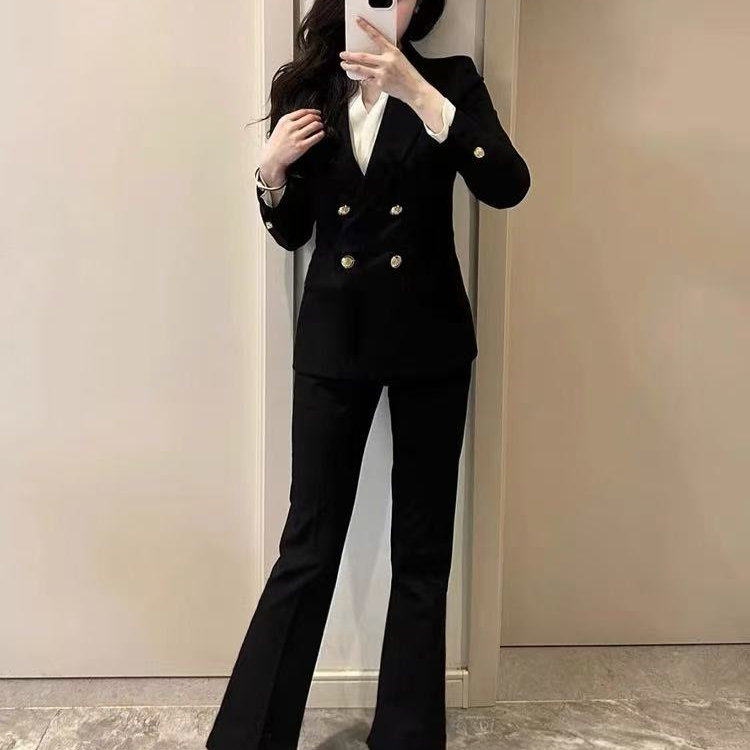 时尚套装女装春秋高端洋气修身显瘦商务免烫西装女大学生面试西服,淘宝优惠券,粉丝福利购,淘宝优惠卷