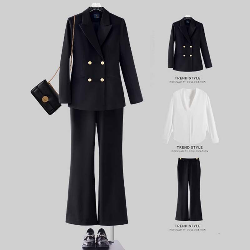 时尚套装女装春秋高端洋气修身显瘦商务免烫西装女大学生面试西服,淘宝优惠券,粉丝福利购,淘宝优惠卷