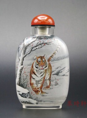 北京翠琦轩内画  内画鼻烟壶 十二生肖鼻烟壶