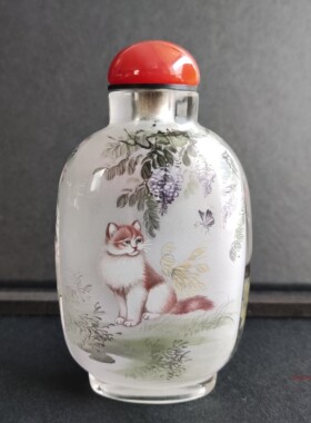 北京翠琦轩内画  北京内画鼻烟壶 猫咪（1#；2#；3#；4#）