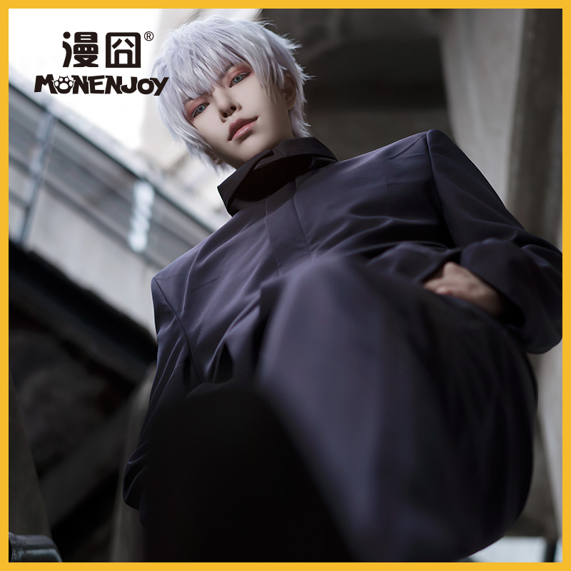 【漫囧】咒术回战五条悟 5t5老师 cosplay服装套装现货送眼罩-图1