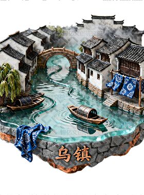 浙江嘉兴乌镇文创冰箱贴