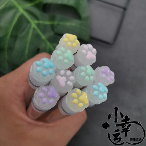 50支 动物系 水晶杆睫毛梳套装 嫁接睫毛管装刷眉梳 一次性螺旋刷 - 图1