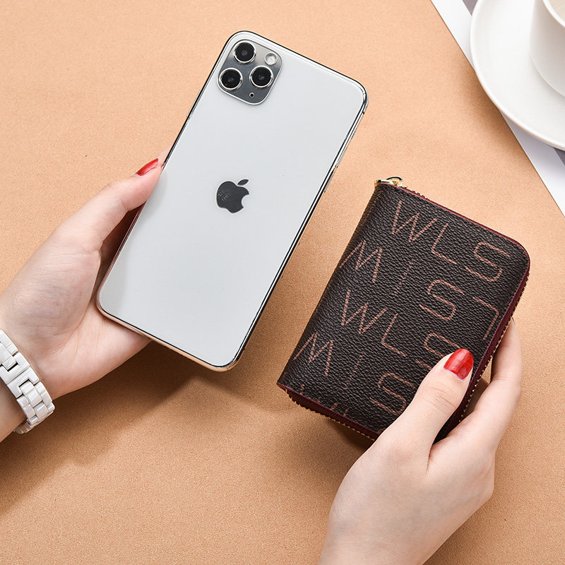 新款女士多卡位防消磁小巧超薄卡套 werllands路勋箱包卡包