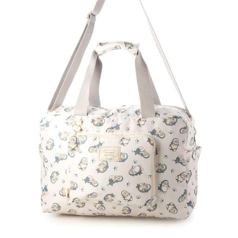 日系卡通可爱鲨鱼猫折叠大容量行李包收纳旅行袋轻便登机包待产包,淘宝优惠券,粉丝福利购,淘宝优惠卷