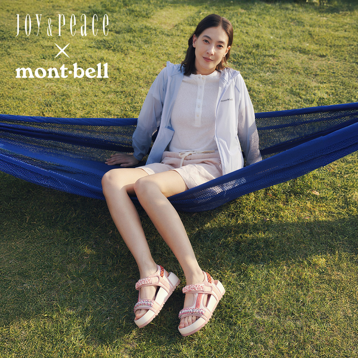真美诗×montbell联合系列松糕小熊2026年夏季新款休闲厚底凉鞋女