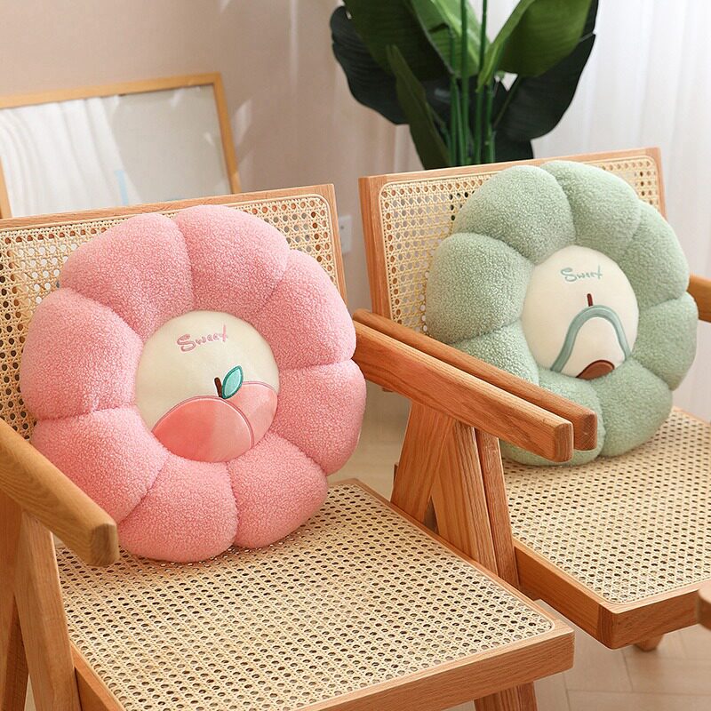 水果坐垫地上懒人坐墩蒲团日式榻榻米卧室家用阳台飘窗地板垫子冬