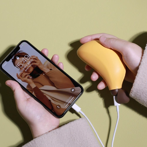 MUID Банановый теплый хэндбао электрический горячий сокровище USB зарядка Портативная студентка Сяо Нуан Бэби с вами с двумя целеустремленными мини -милыми