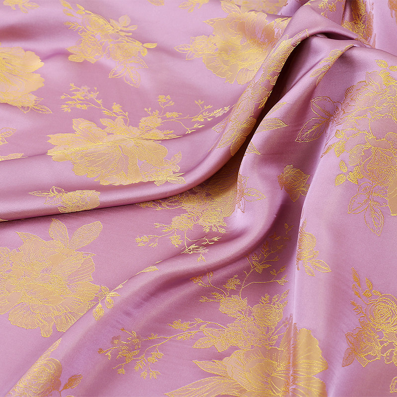 人丝醋酸双色提花面料 汉服连衣裙旗袍布料 古风花朵提花布现货,淘宝优惠券,粉丝福利购,淘宝优惠卷