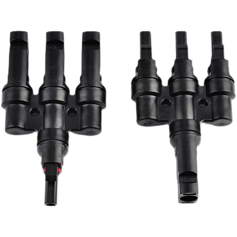T型四通MC4光伏连接器直流专用插头太阳能电池组件一分三并联接头,淘宝优惠券,粉丝福利购,淘宝优惠卷