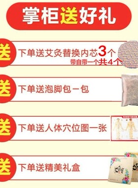 共4个芯可用一年）艾灸宝热敷包
