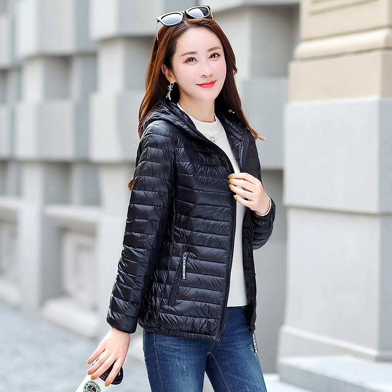 轻薄口袋短款2020冬反季大码韩版 蒙鄂名鹿羽绒服