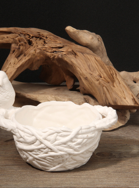 陶瓷珠宝收纳盘儿童房摆件工艺品