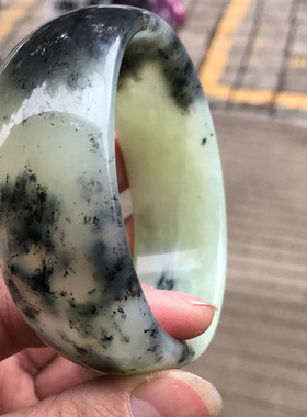 特大号男款女款岫玉手镯臂镯