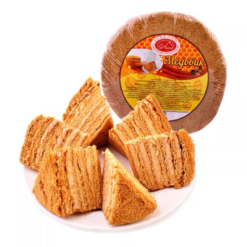 俄罗斯风味提拉米苏蜂蜜奶油千层蛋糕零食早餐年货正宗甜点面包邮 - 图2