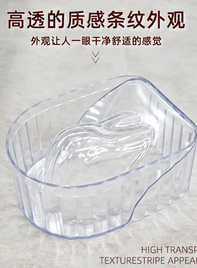 ins风简约日式高透美甲泡手碗
