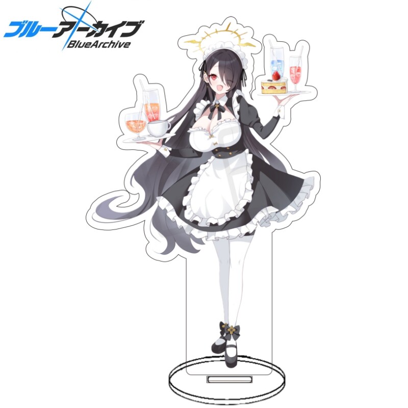蔚蓝档案韩国咖啡厅联动女仆装圣园桐藤诸伊落玛丽立牌桌面摆件,淘宝优惠券,粉丝福利购,淘宝优惠卷