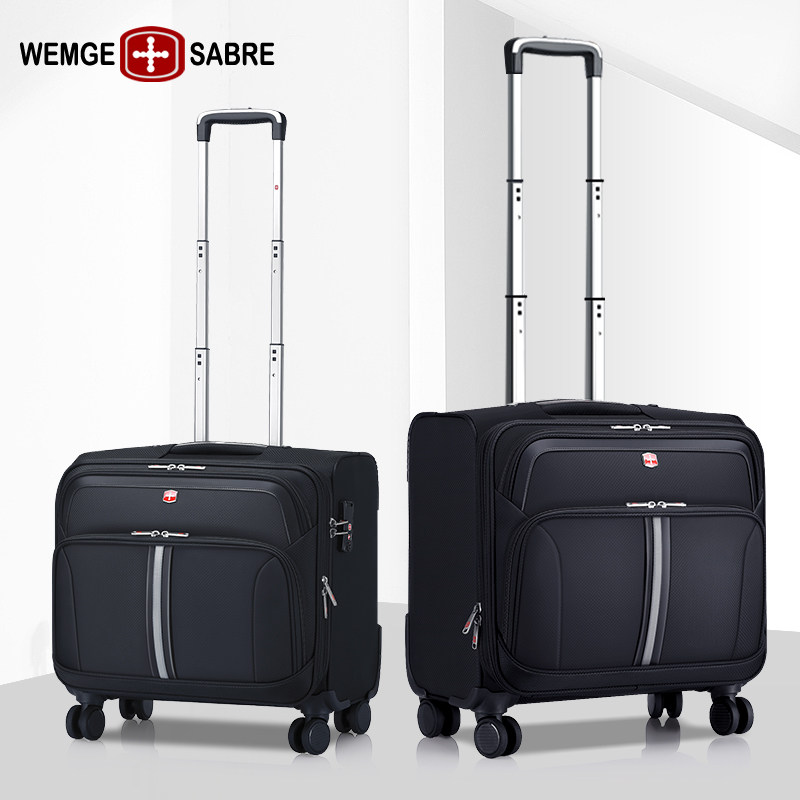 瑞士军刀万向轮18寸手提男16拉杆箱 wemgesabre箱包旅行箱