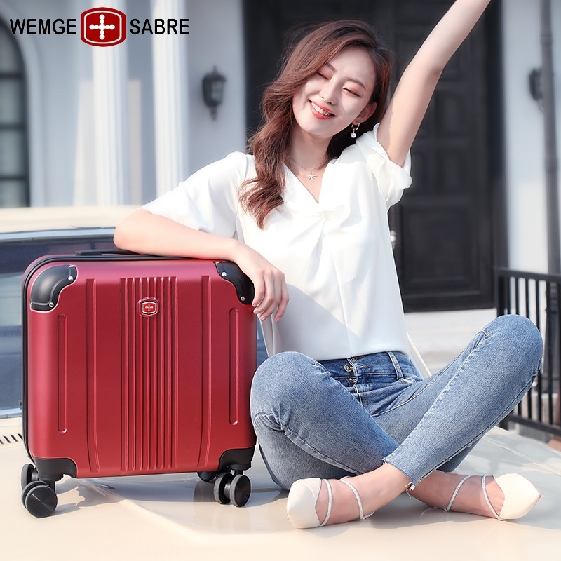 商务小型男18寸轻便女密码箱 wemgesabre箱包旅行箱