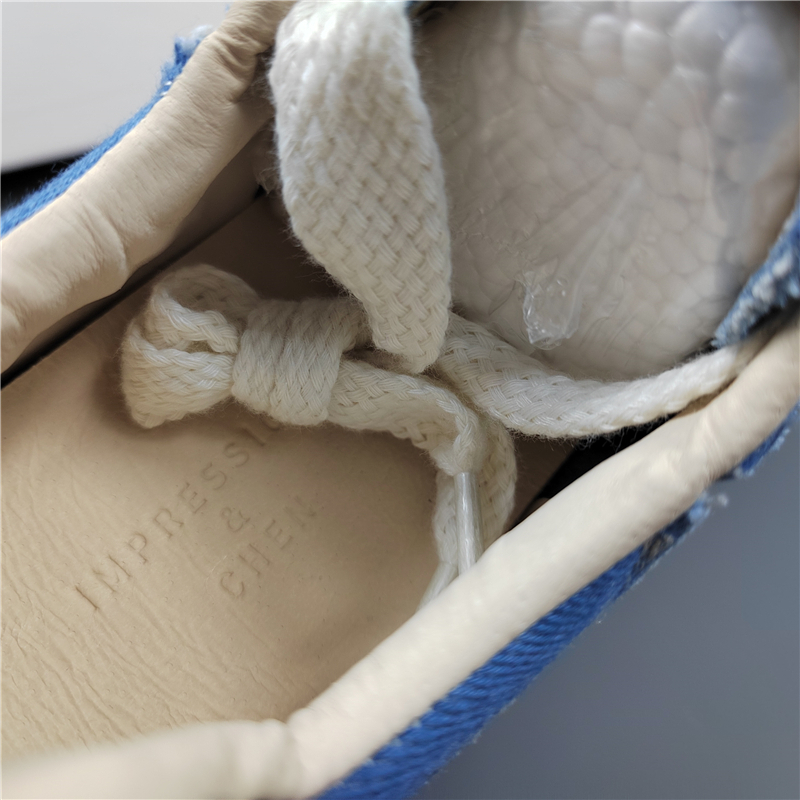 品牌撤柜断码内里真皮厚底板鞋女2025年新款贝壳头系带休闲帆布鞋 - 图3