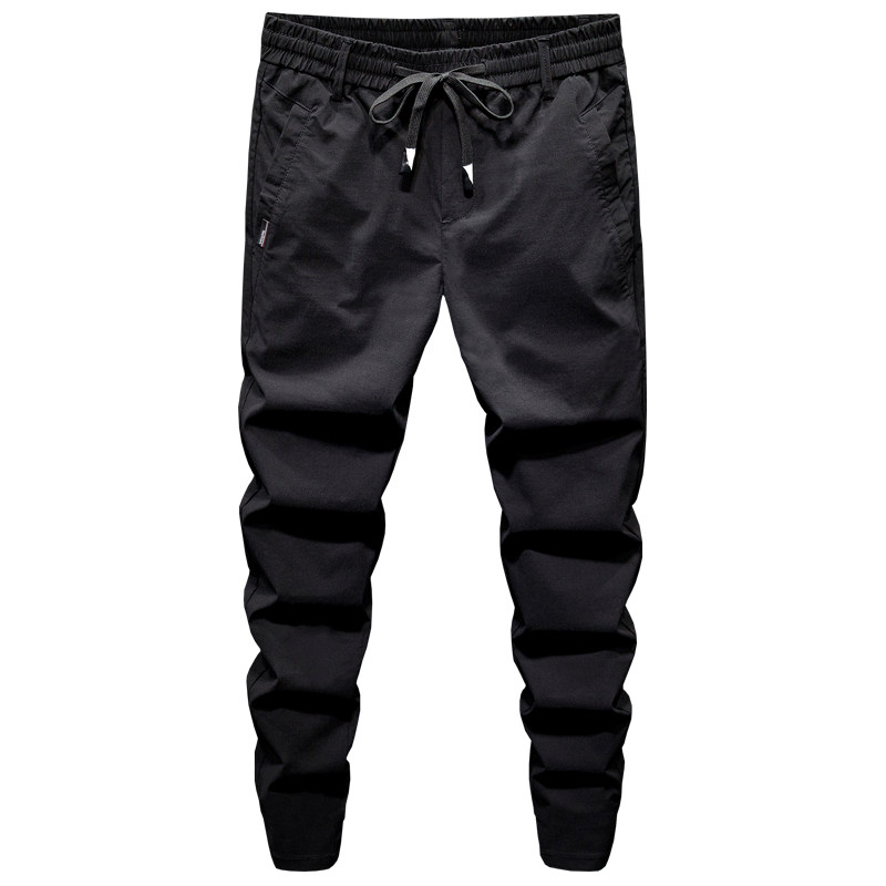 轻奢男装束脚修身弹力2020小脚裤子 牧牛潮郎休闲裤