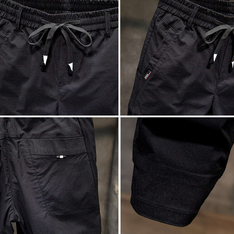 轻奢男装束脚修身弹力2020小脚裤子 牧牛潮郎休闲裤