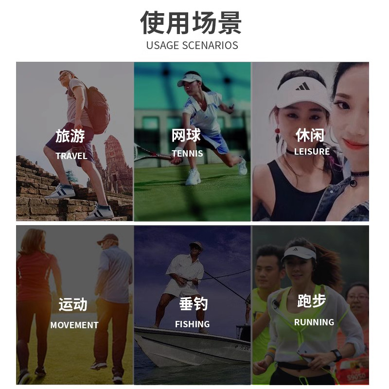 adidas阿迪达斯空顶帽男女网球帽高尔夫帽运动防晒无顶跑步遮阳帽