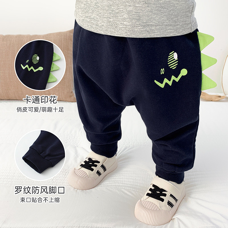 婴儿纯棉大pp裤子外穿儿童宝宝幼儿秋冬款双层棉裤男童男宝屁屁裤,淘宝优惠券,粉丝福利购,淘宝优惠卷