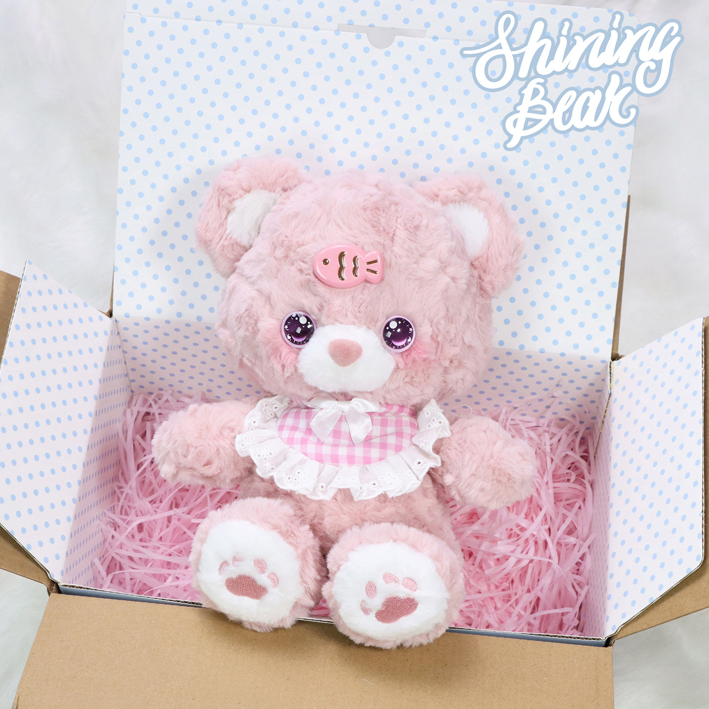 /礼盒款/30厘米摩卡熊粉色骨架小熊送礼物送女友陪伴小熊战士可爱,淘宝优惠券,粉丝福利购,淘宝优惠卷