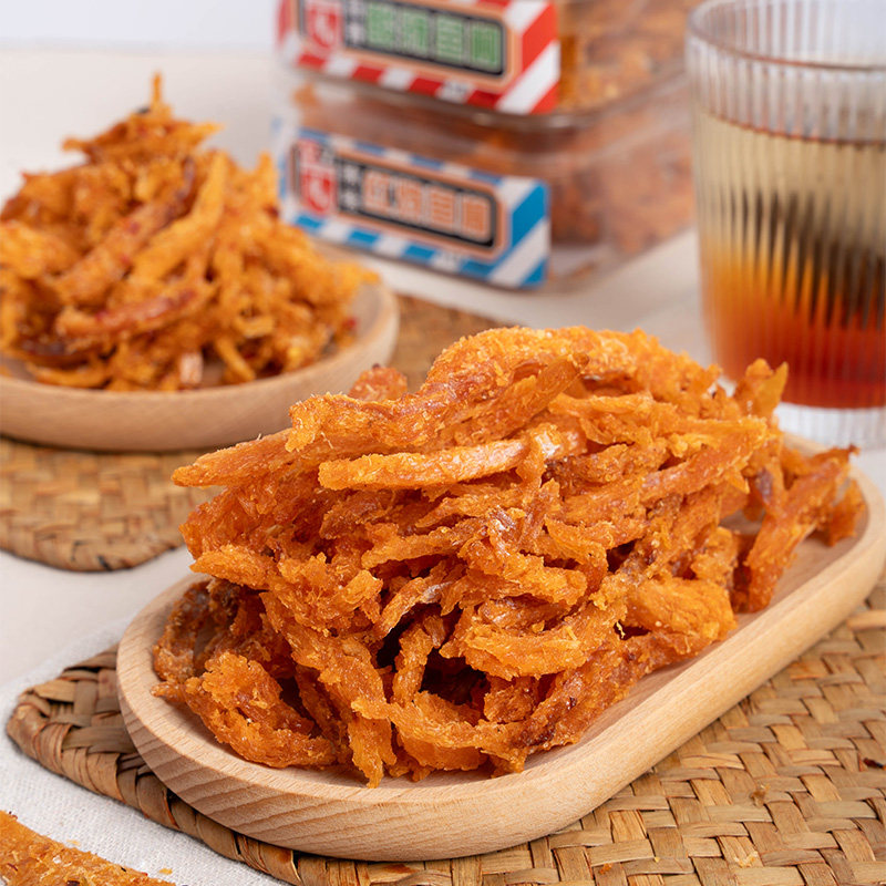 香港华园红烧鱼柳100g盒装辣味明太鱼干零食港味提成休闲食品小吃,淘宝优惠券,粉丝福利购,淘宝优惠卷