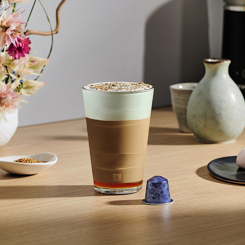 NESPRESSO雀巢胶囊咖啡 东京大杯 瑞士进口意式浓缩黑咖啡10颗装 - 图1