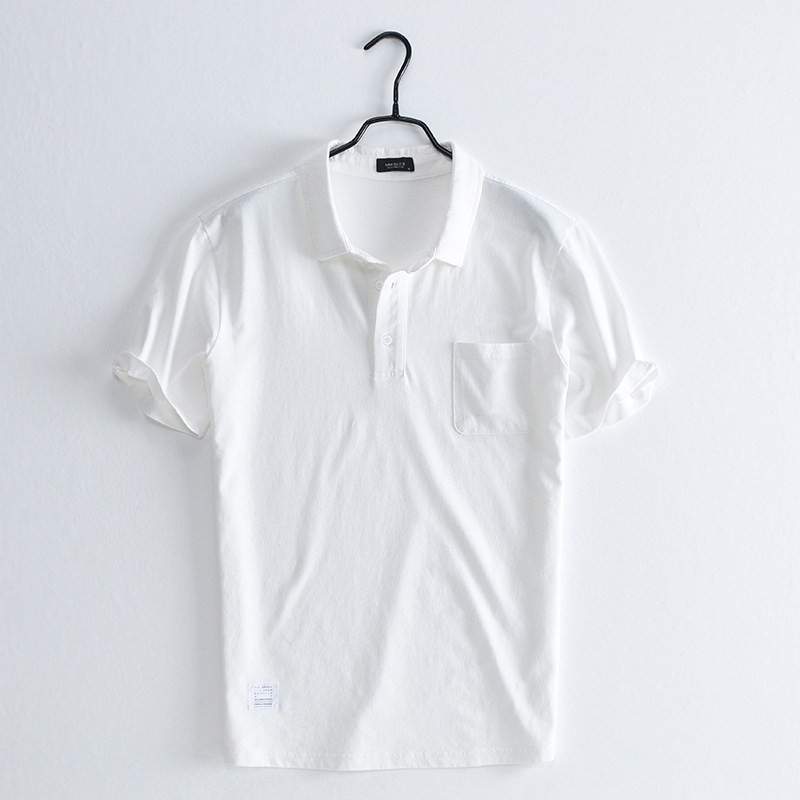 汉絮夏季纯棉短袖男翻领休闲polo衫 汉絮Polo衫