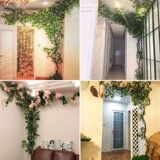 Моделирование баньян листья на клей пластиковые поддельные ветви зеленый завод Ginkgo Красные листья кленовых листьев