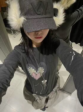 宁艺卓同款字母雷锋帽棒球帽女