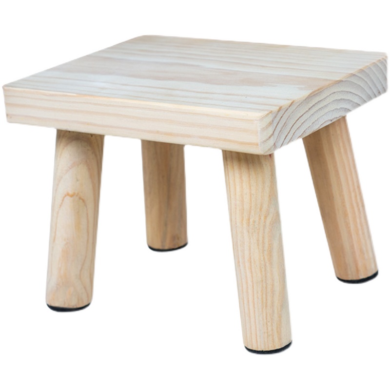 板凳小凳子家用矮凳子儿童现代茶几矮木头实木小凳子家用大人结实 - 图3