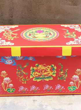 纸扎仿真折叠百宝箱烧纸装元宝