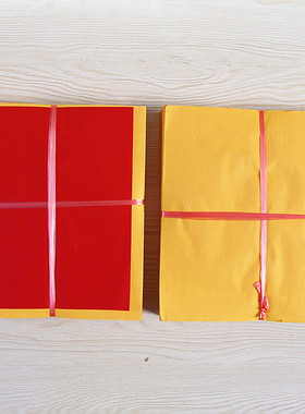 大号黄纸折元宝光面黄纸