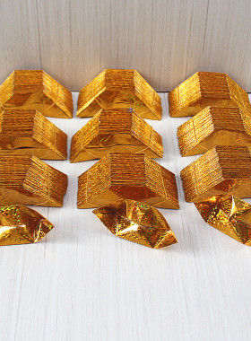 小号镭射元宝折纸家用纸折叠纸