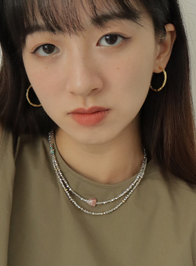 原创设计925银子手链爱心女小众