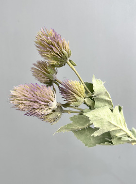 仿真刺芹仿真植物假花蓟花果婚庆假花新娘手捧花摄影道具婚礼用品