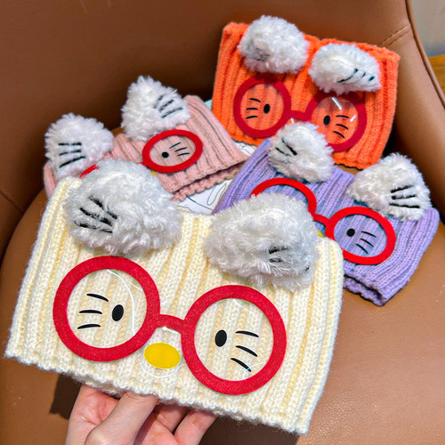 儿童发带男童不勒头运动发带吸汗日常外戴秋冬防风针织保暖护脑门 - 图1